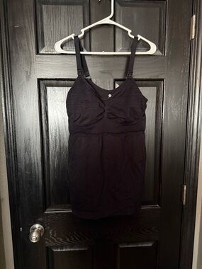 Kindred Bravely Black Nursing/Maternity Tank